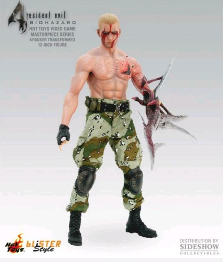 Hot Toys Resident Evil Krauser Transformed VGM04 1/6 scale, Ophalen, Nieuw, Film, Actiefiguur of Pop