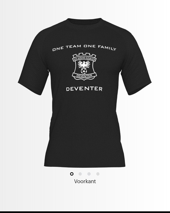 Go Ahead Eagles T-shirt - One Team One Family - OP=OP!, Ophalen of Verzenden, Nieuw, Overige maten