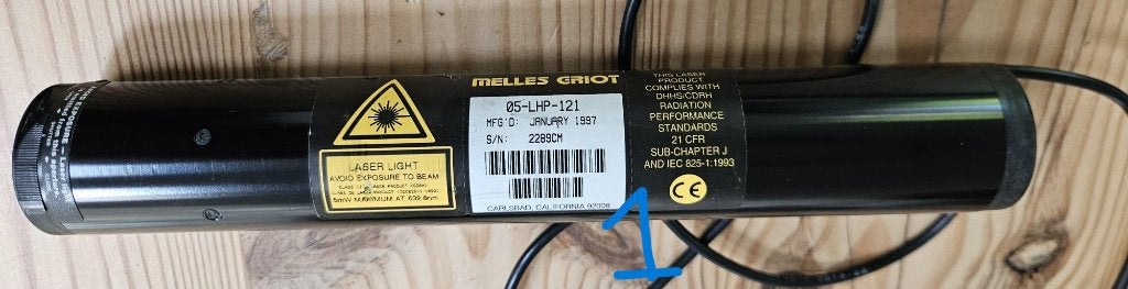 Melles Griot onderdelen optische apparatuur, Ophalen, Gebruikt, Minder dan 400x, Onderdelen of Toebehoren