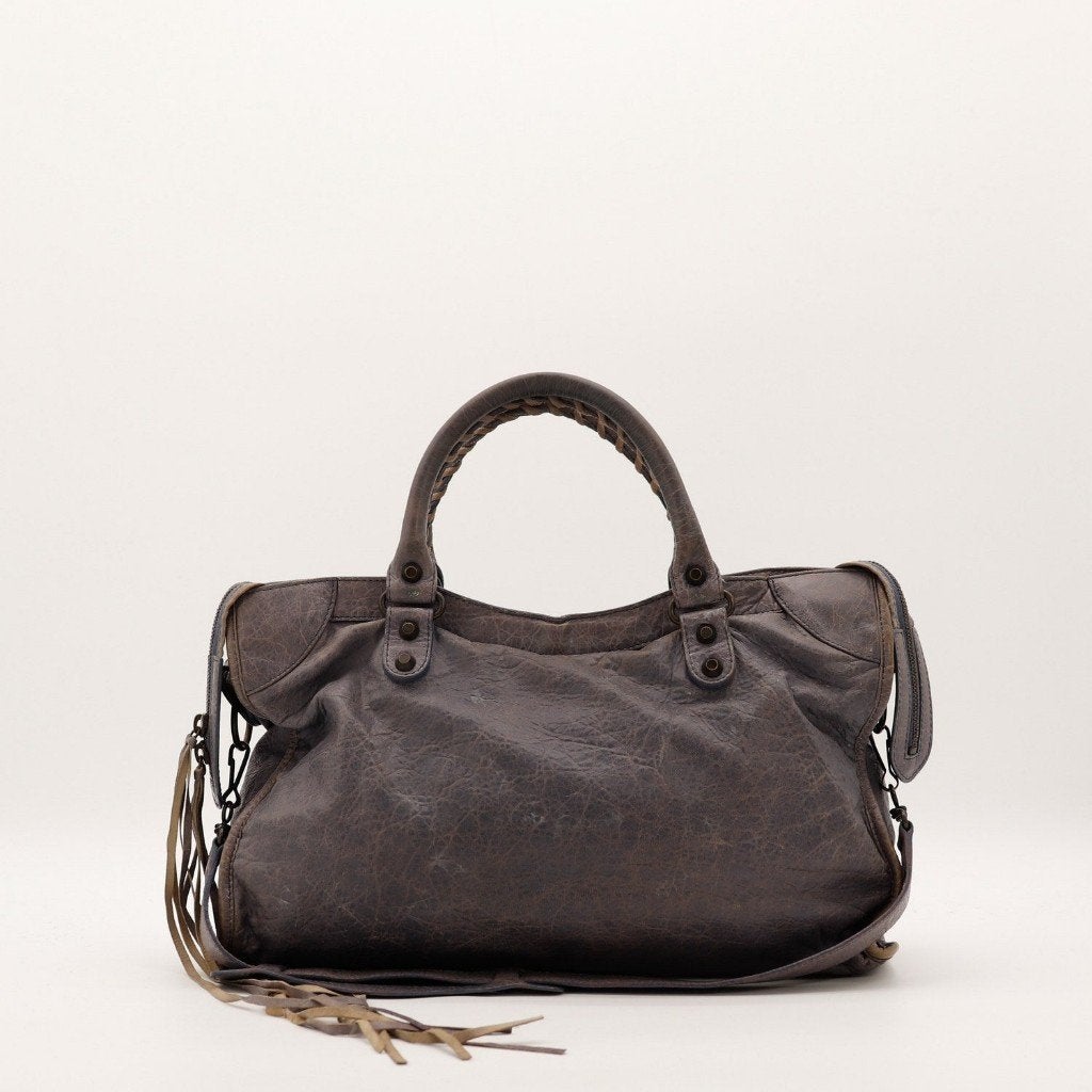Balenciaga City Violet handtas, Sieraden, Tassen en Uiterlijk, Verzenden, Gebruikt, Zwart, Handtas