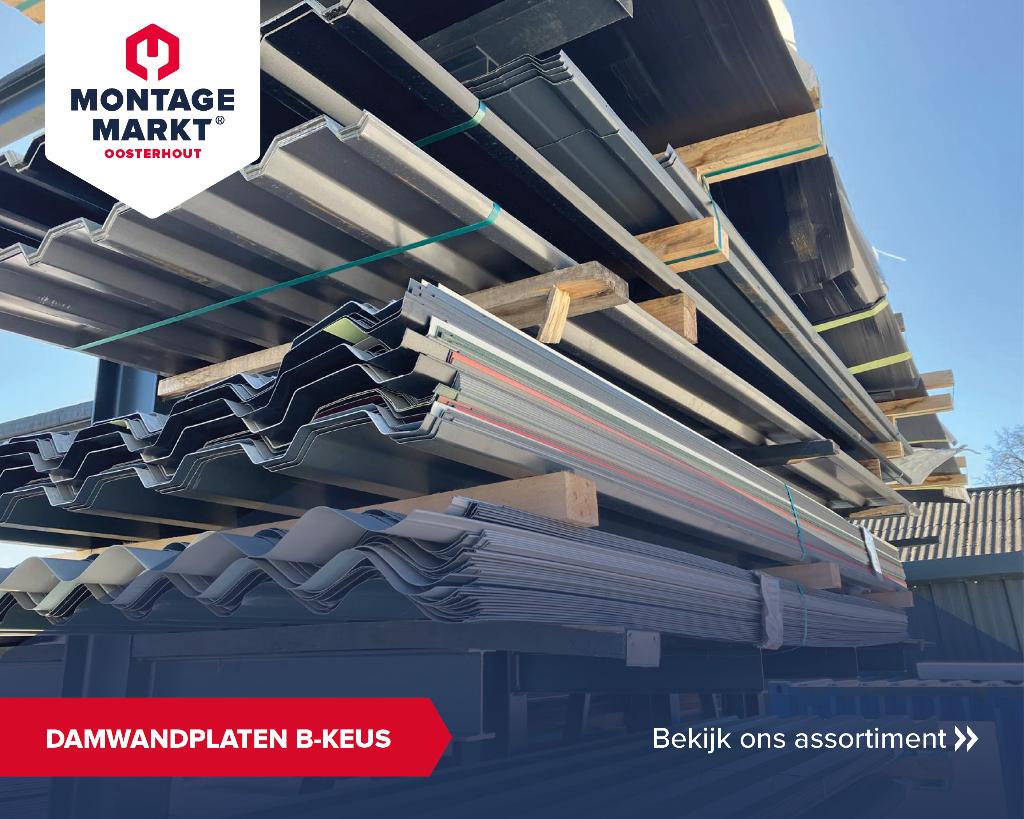 B-keus damwand | Dak & Wand | Falk | Grote voorraad, Ophalen, Zo goed als nieuw, Overige materialen, Minder dan 20 mm