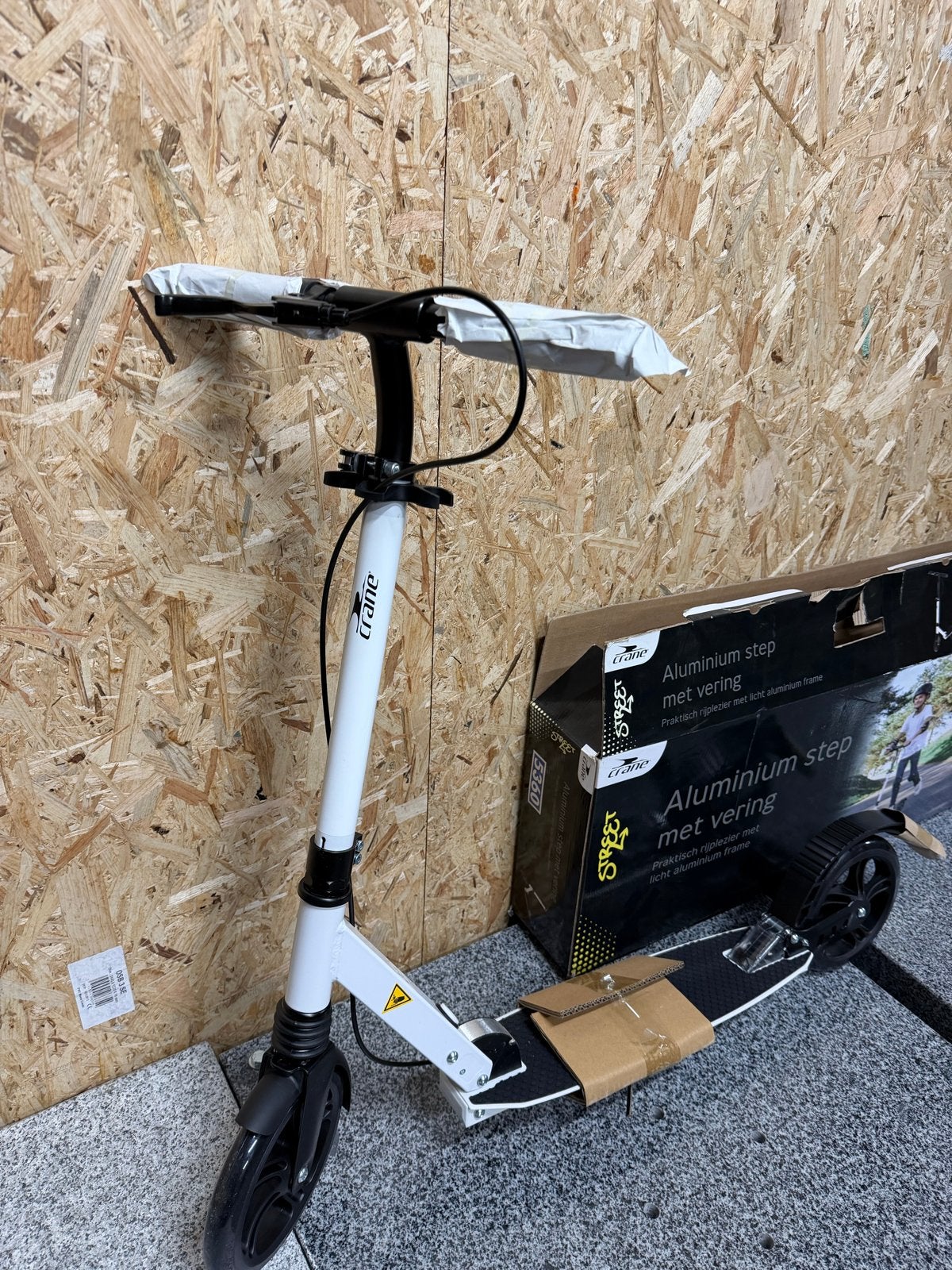 Crane Aluminium Step met Veren - Zo goed als nieuw, Fietsen en Brommers, Ophalen of Verzenden, Zo goed als nieuw, Gewone step