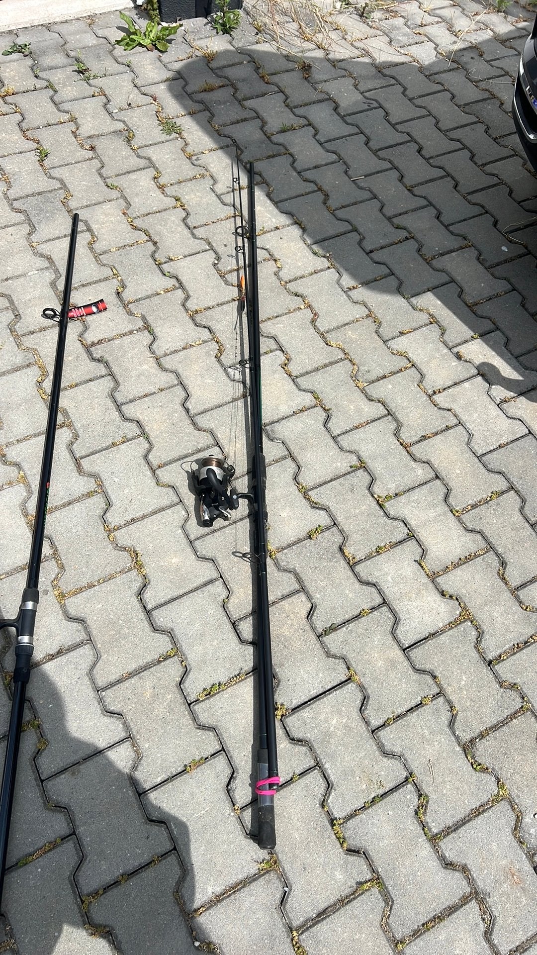 Hengel Spro Prion Power Carp met molen, Watersport en Boten, Hengelsport | Karpervissen, Ophalen, Gebruikt, Complete set