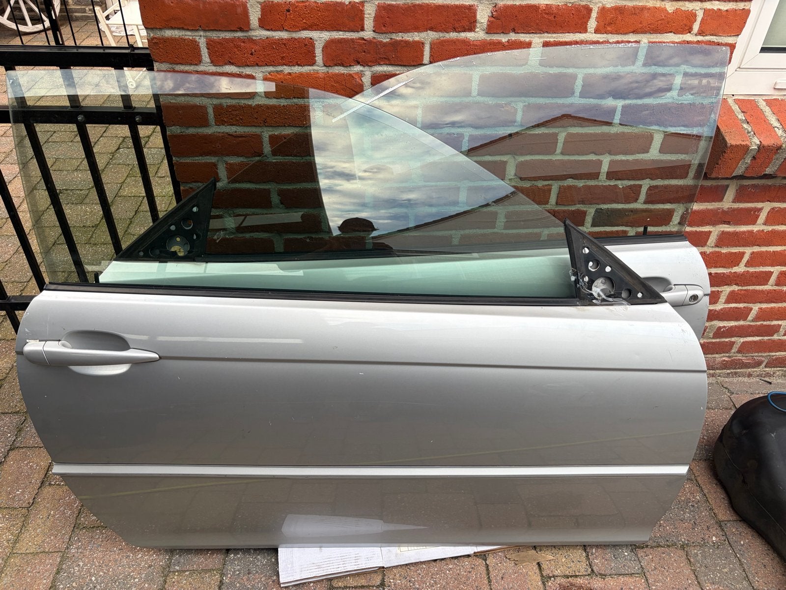 Deurenset BMW E46 Coupé/Cabrio - Zilver, Ophalen of Verzenden, Gebruikt, BMW
