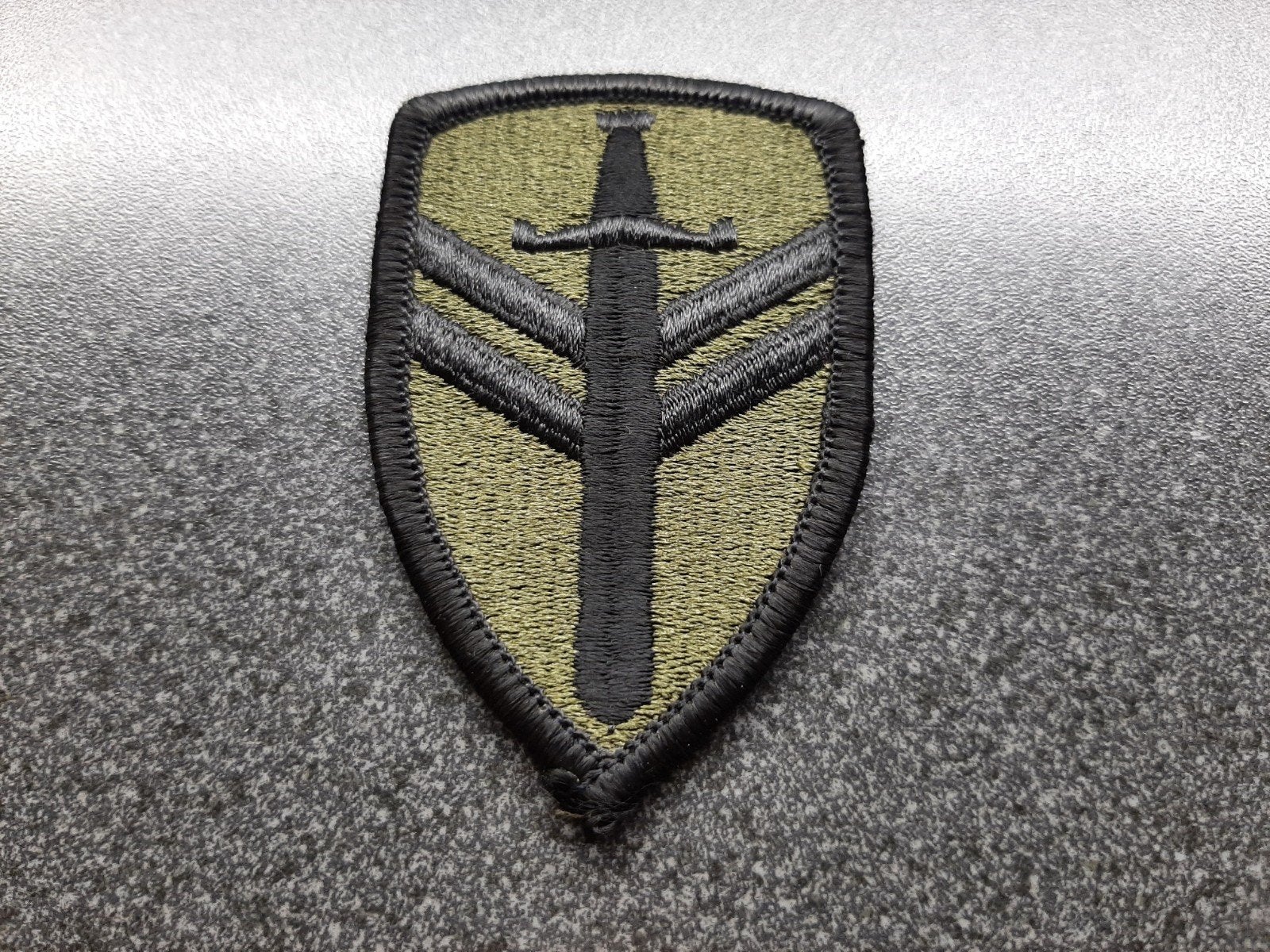 US ARMY  - 2nd Support  Brigade  / patch 75x48mm., Ophalen of Verzenden, Landmacht, Amerika, Embleem of Badge