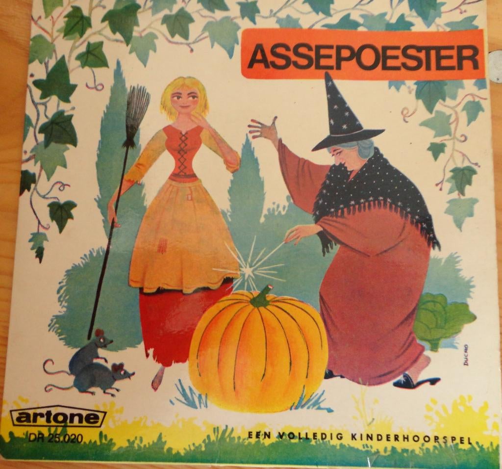Assepoester -hoorspel, Gebruikt, 7 inch, Single, Ophalen of Verzenden