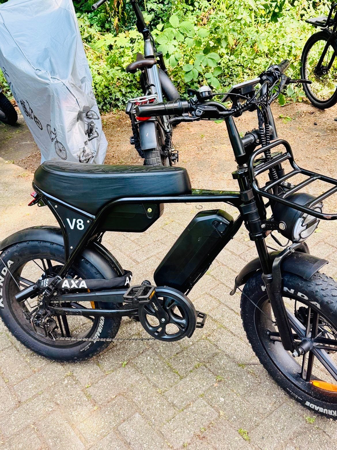 Ouxi V8 Fatbike met 2 accu’s., Zo goed als nieuw, 59 cm of meer, 50 km per accu of meer, Ophalen