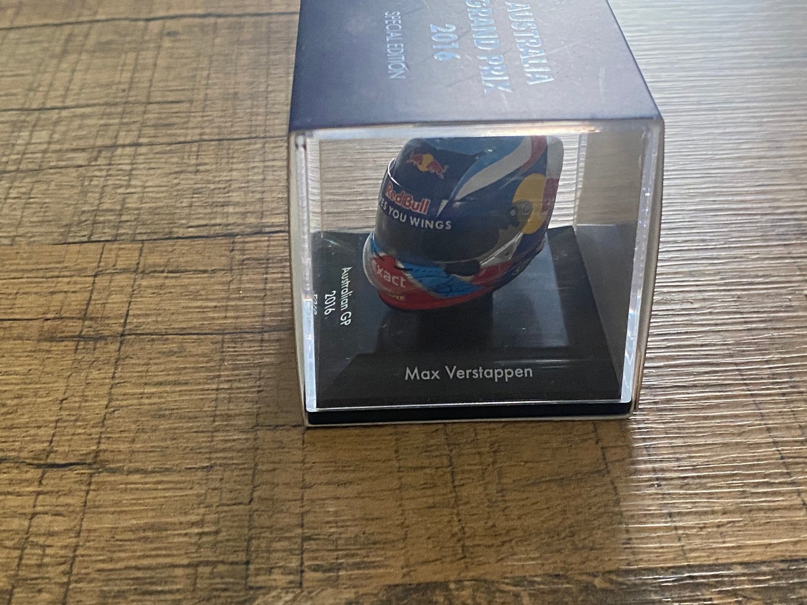 Max Verstappen helmet Australia GP 2016 1:8, Ophalen of Verzenden, Zo goed als nieuw, Auto