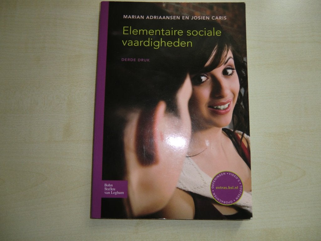 Elementaire sociale vaardigheden ISBN 9789031389940, Ophalen of Verzenden, Alpha, Zo goed als nieuw, HBO