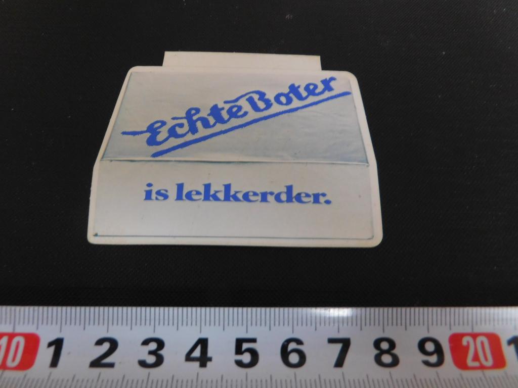 sticker Echte Boter is lekkerder *, Ophalen, Zo goed als nieuw