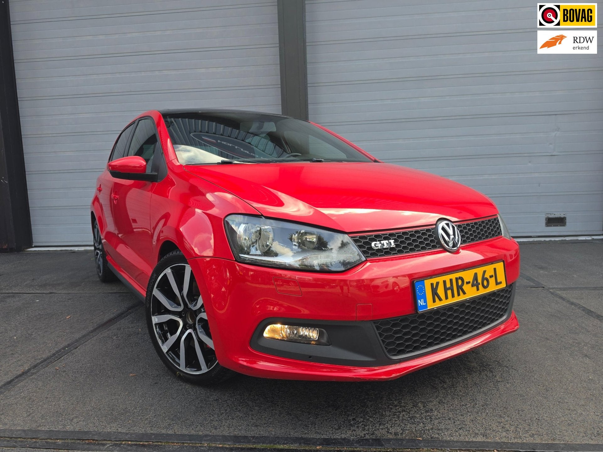 Volkswagen POLO 1.4 TSI GTI, pano nette staat,, Auto's, Euro 5, Zwart, 4 cilinders, 630 kg