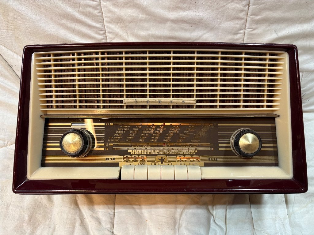 Antieke Erres radio, omgebouwd naar Bluetooth., Ophalen of Verzenden