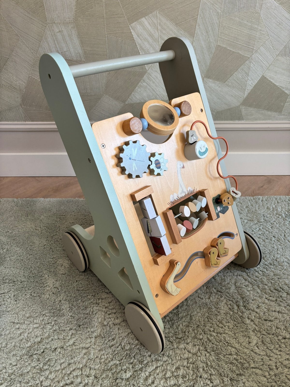 Little Dutch Loopwagen Babywalker Gans, Ophalen, Zo goed als nieuw, Overige typen, Met wieltjes