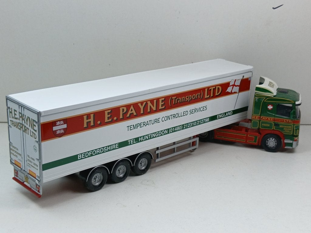 corgi 1/50  scania  h.e. payne transport, Ophalen of Verzenden, Zo goed als nieuw, Bus of Vrachtwagen, Corgi