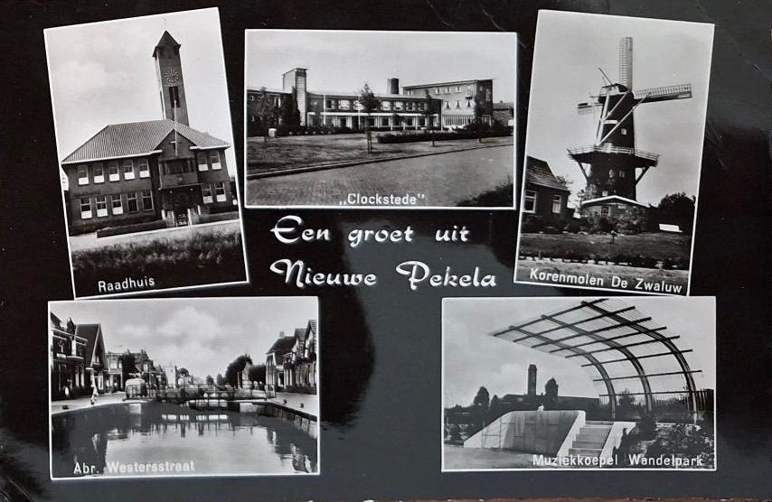 Nieuwe Pekela, Verzenden, 1940 tot 1960, Gelopen, Groningen