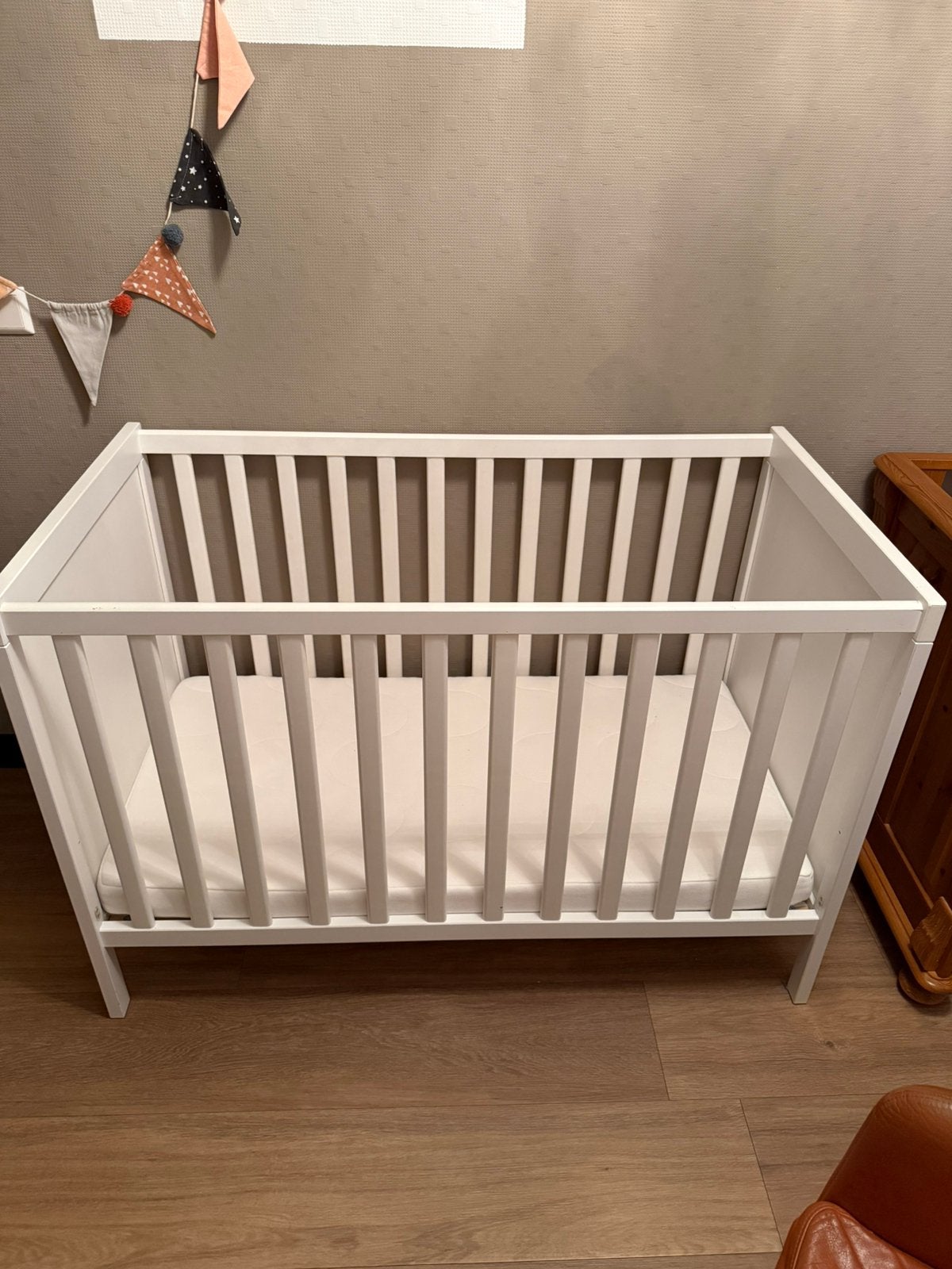 Ledikant 60x120 cm, Kinderen en Baby's, Ophalen, Gebruikt, Ledikant