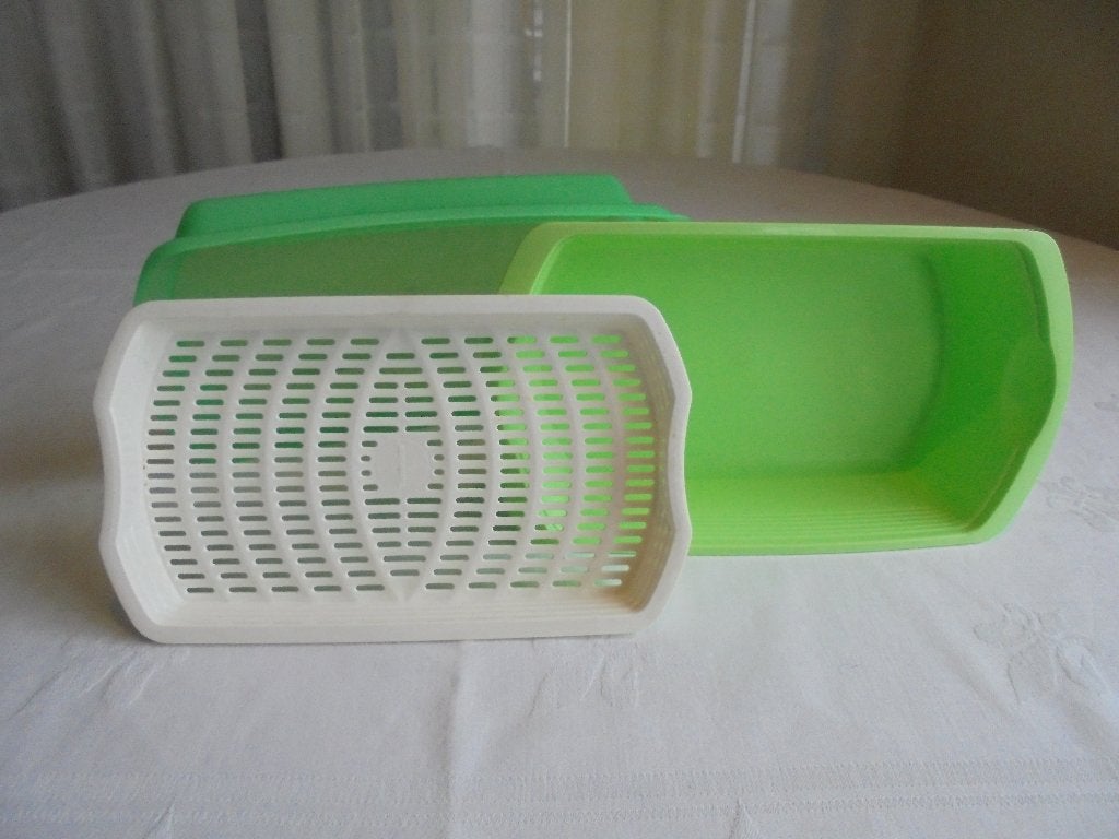 tupperware groene lunch doos, Ophalen of Verzenden, Zo goed als nieuw, Groen, Overige typen