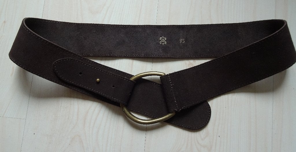 LEREN RIEM 95 CM, Echt leder, 90 tot 100 cm, Heupriem, Ophalen of Verzenden