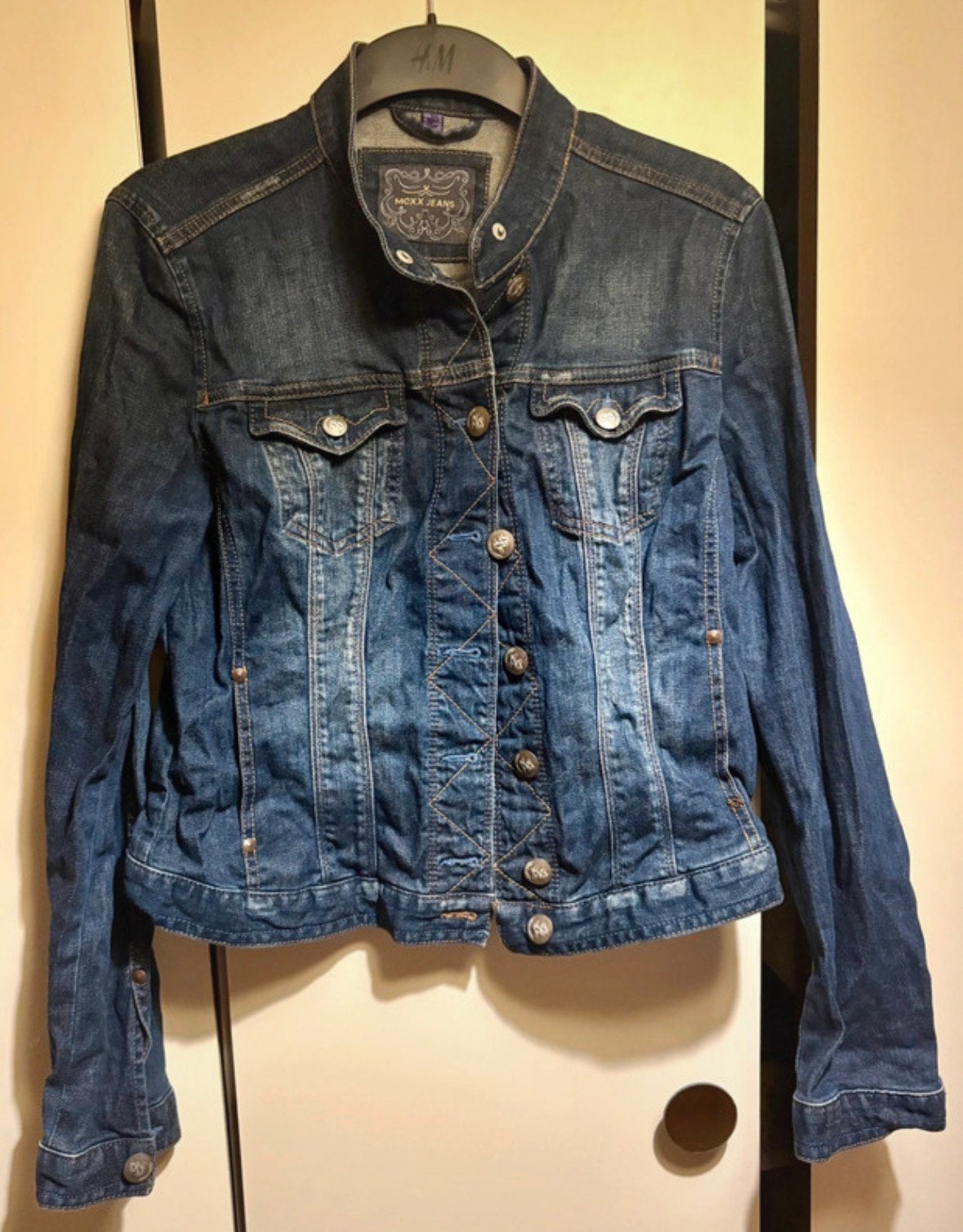 Spijkerjas dames, Ophalen of Verzenden, Nieuw, Maat 42/44 (L), Blauw