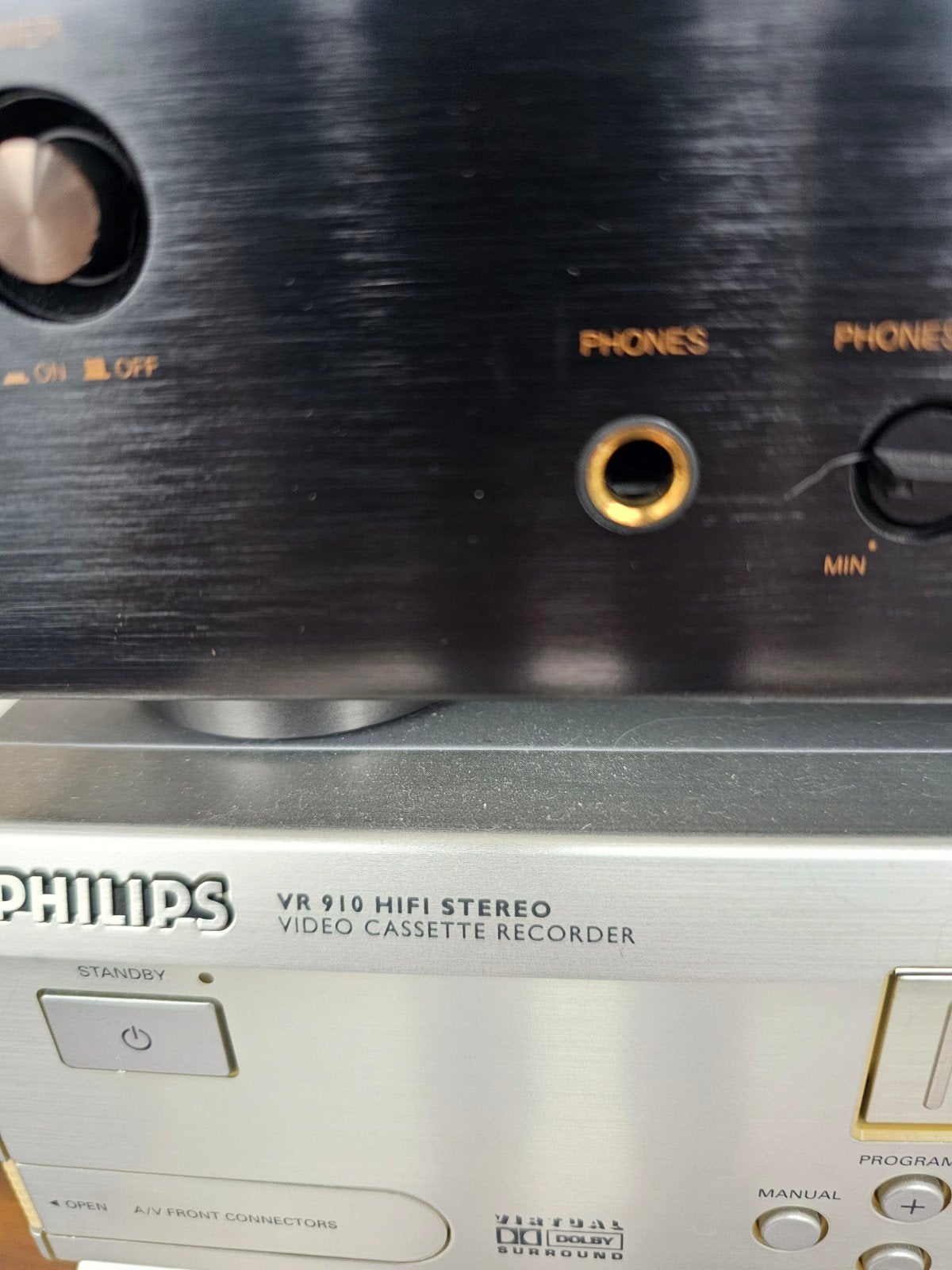 Philips VR 910 HIFI Stereo Video Cassette Recorder, Ophalen, Gebruikt
