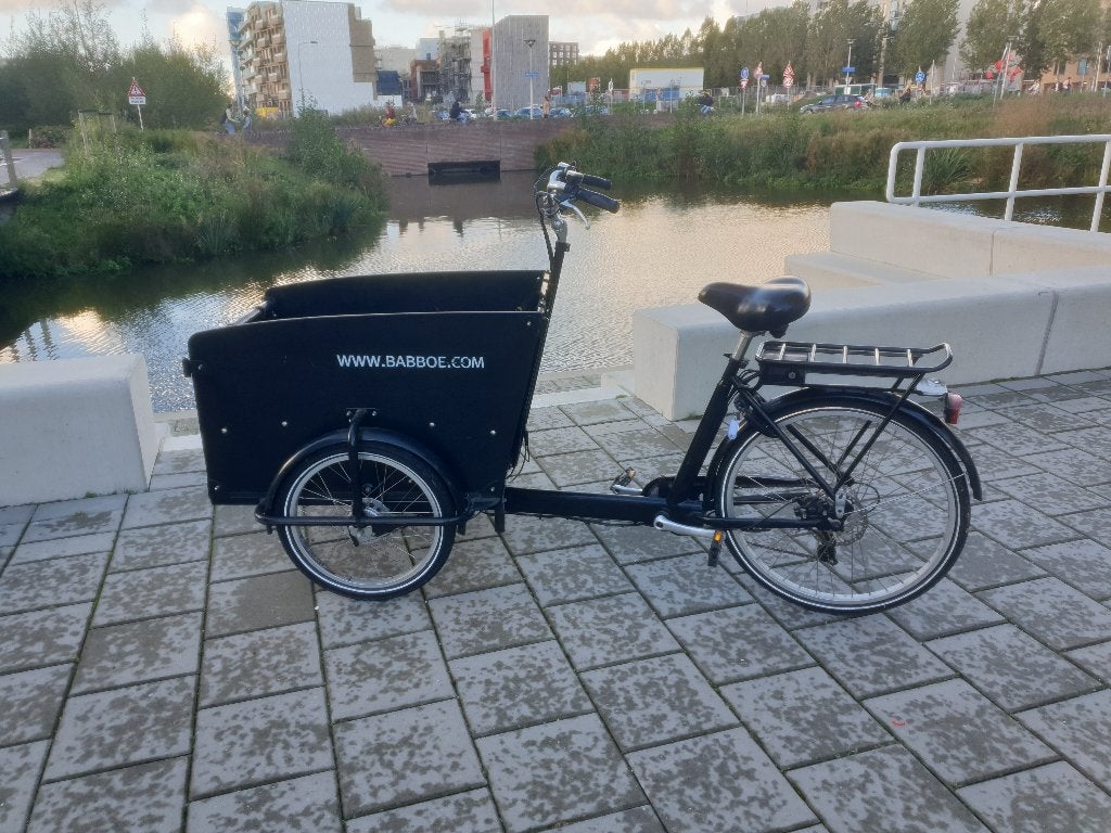Nette elektrische Babboe Big bakfiets, Fietsen en Brommers, 4 kinderen of meer, Gebruikt, Elektrisch, Ophalen