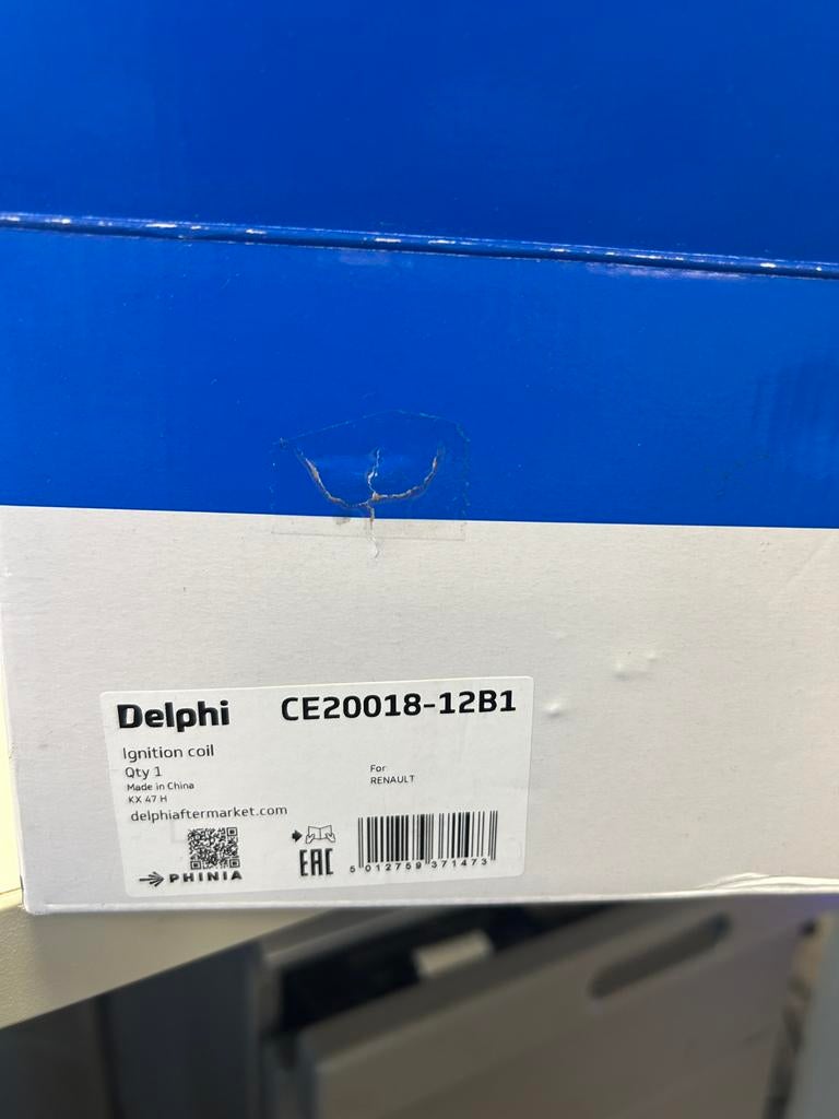 Delphi Bobine Ontsteking CE20018-12B1 voor Renault, Ophalen of Verzenden, Nieuw, Renault