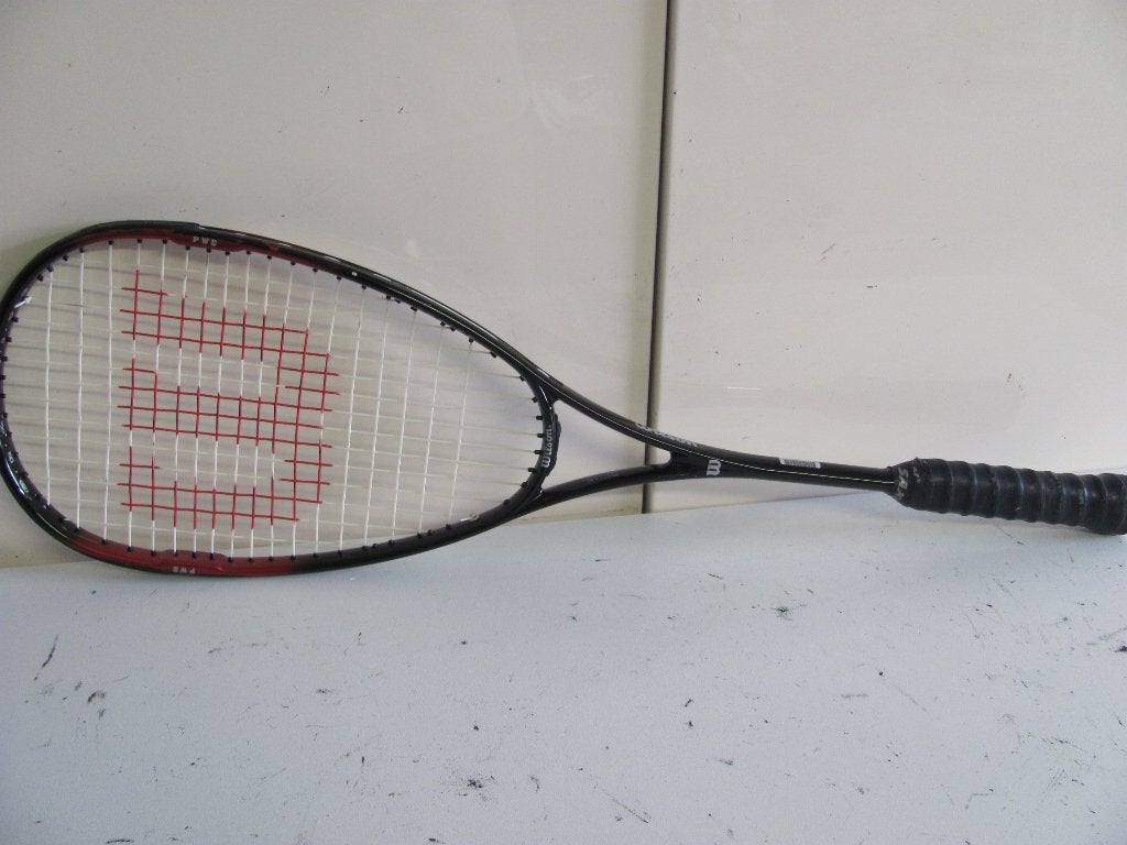 Wilson squashracket de graphite tour, Sport en Fitness, Ophalen of Verzenden, Zo goed als nieuw, Racket, Met hoes
