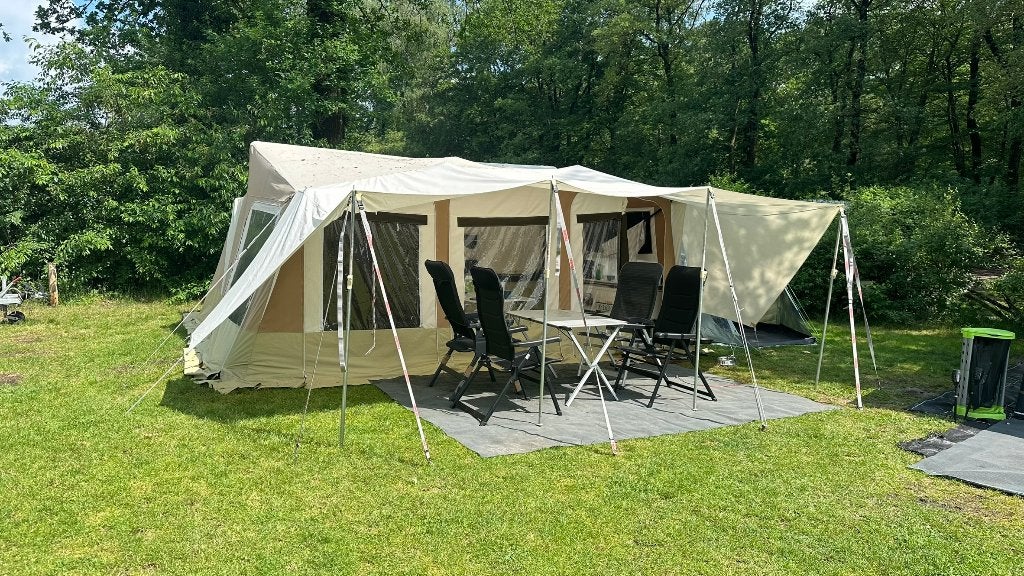 Trigano Olympe GL vouwwagen 2010 – Compleet en comfortabel, Ophalen, Trigano, Overige kleuren, Aanwezig