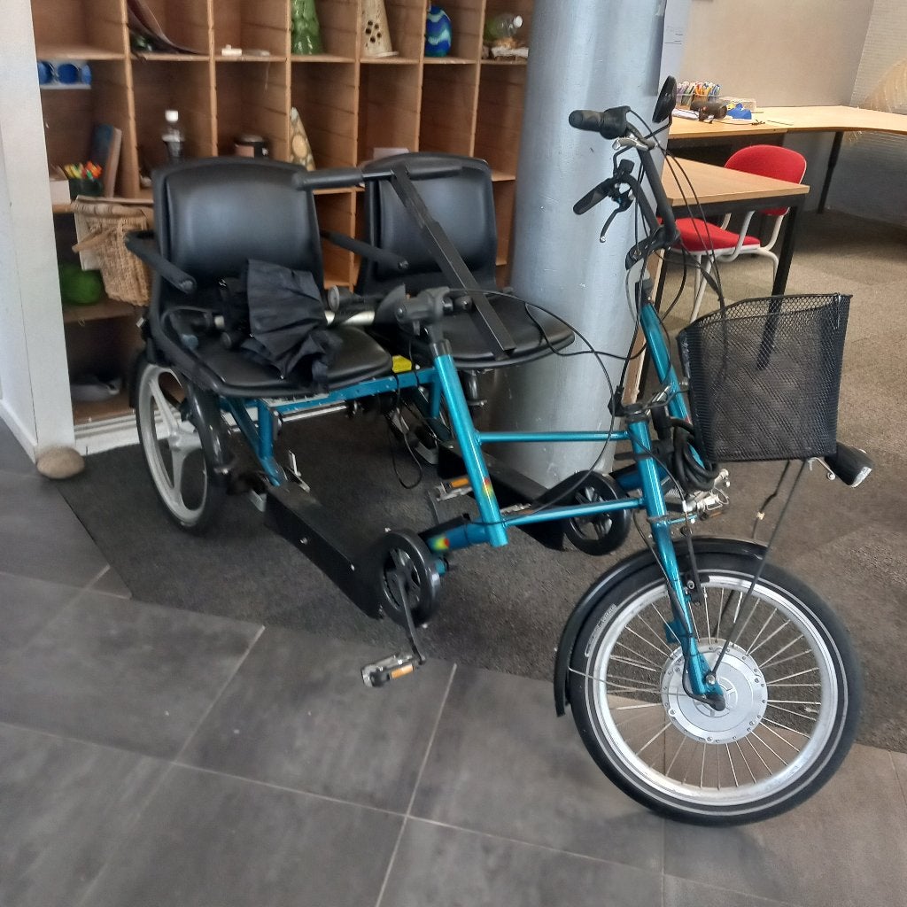 Elektrische duo fiets, Ophalen, Zo goed als nieuw, Velgrem, Hean