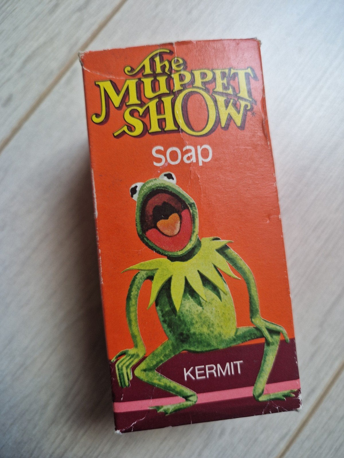 1977 vintage box the muppet show soap kermit the frog, Ophalen of Verzenden