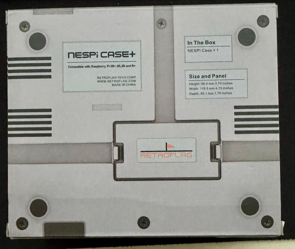 NESPi Case+ voor Raspberry Pi 3B+, 3B, 2B en B+, Spelcomputers en Games, Spelcomputers | Overige, Ophalen of Verzenden, Overige merken