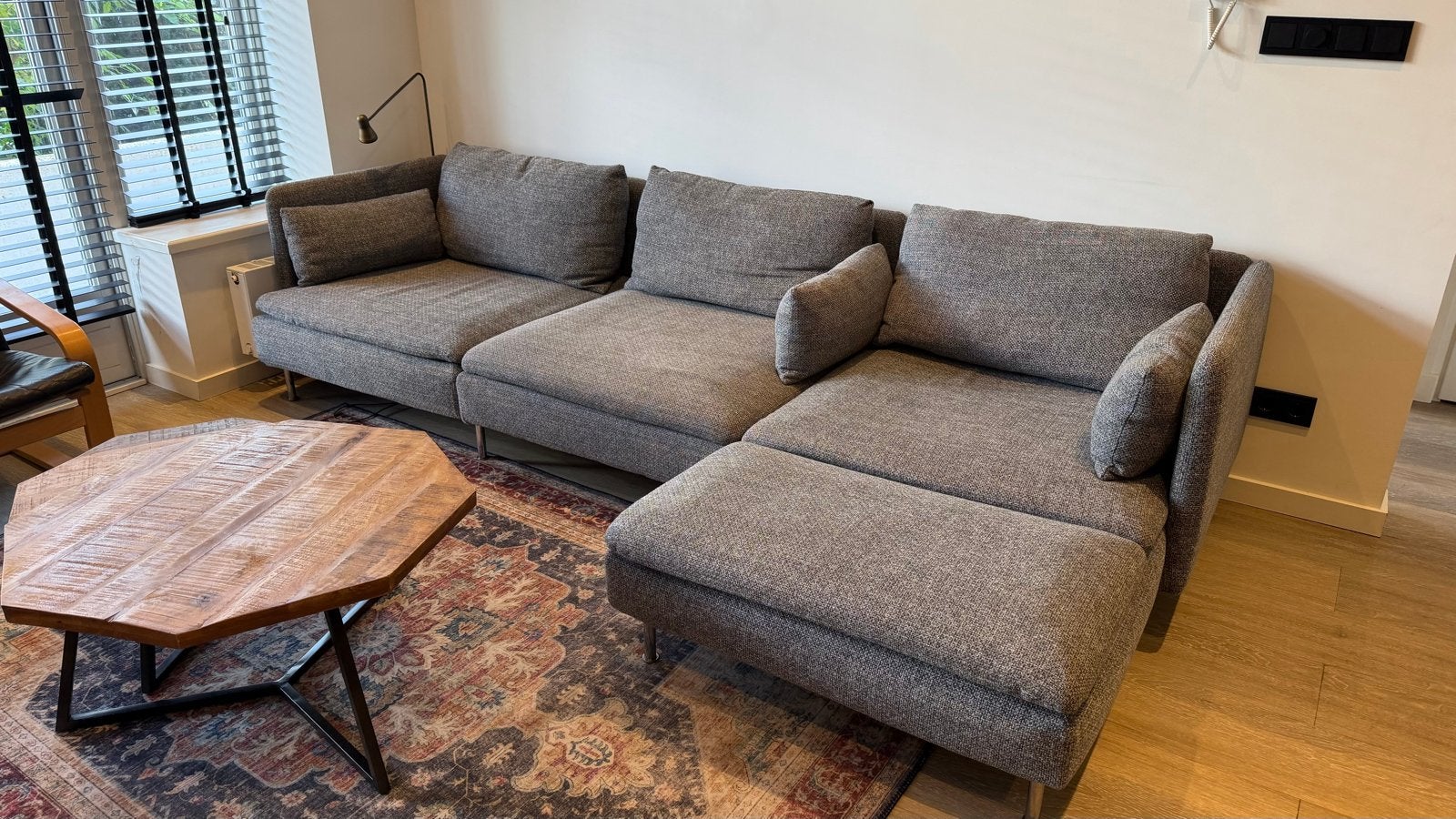 Ikea Soderhamn 3-zitsbank met chaise longue, Huis en Inrichting, Ophalen, 250 tot 300 cm, 100 tot 125 cm, Hoekbank