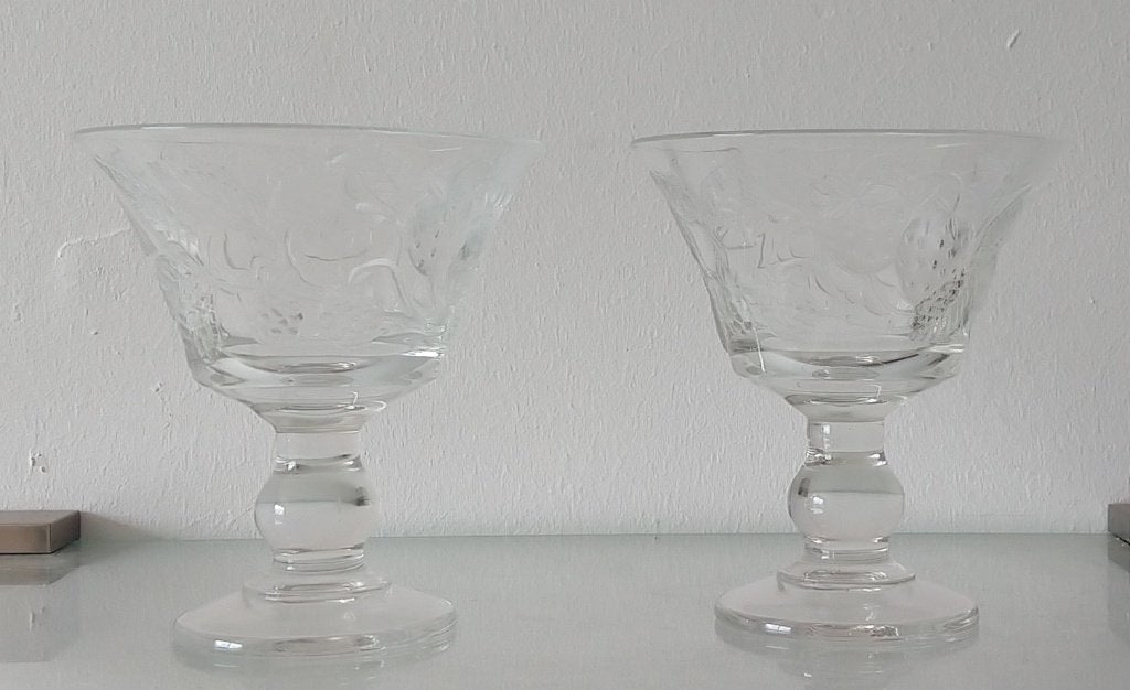 Luminarc kristalglas fruit dessert glaasjes, volgnr 33, Ophalen of Verzenden
