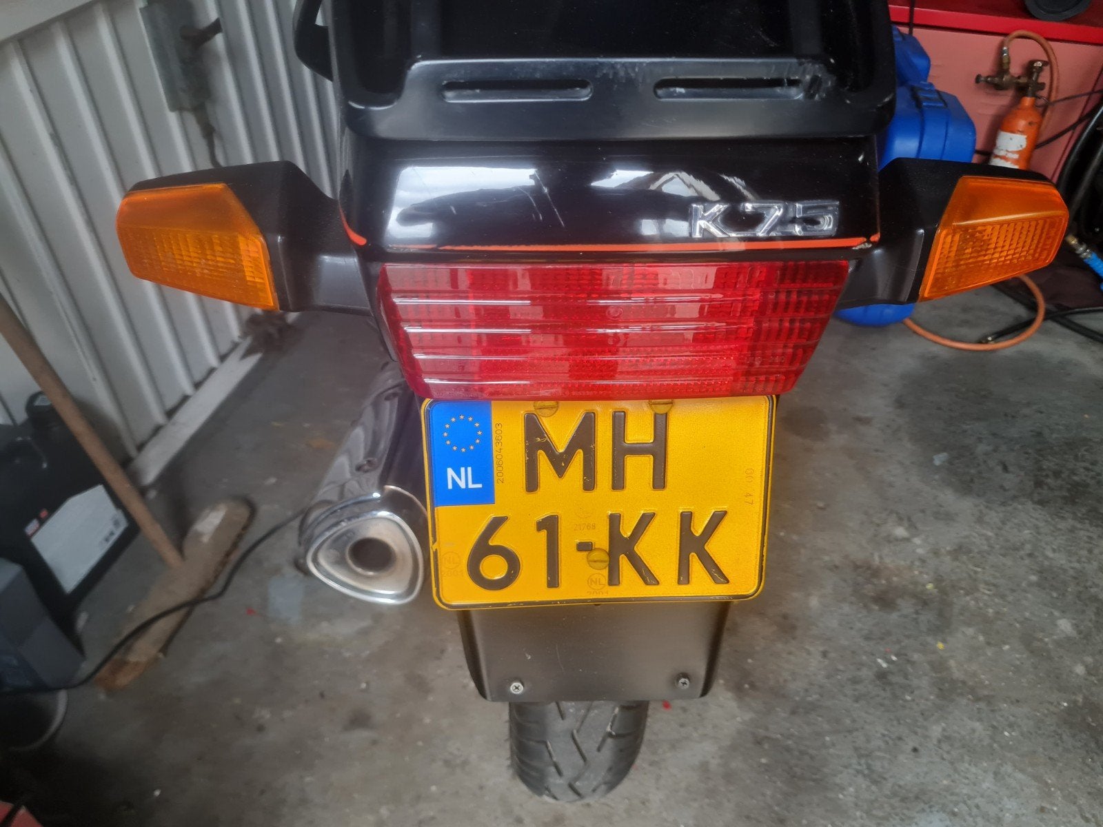 bmw k75, Cardan-aandrijving, Motorrijbewijs A, Gebruikt, 3 cilinders