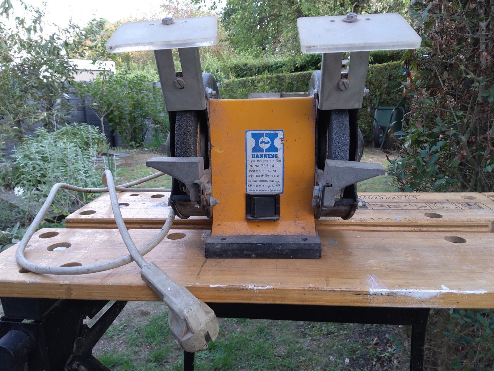 Hanning Werkbankslijpmachine - Gebruikt, Ophalen, Gebruikt, Minder dan 700 watt, Werkbankslijpmachine