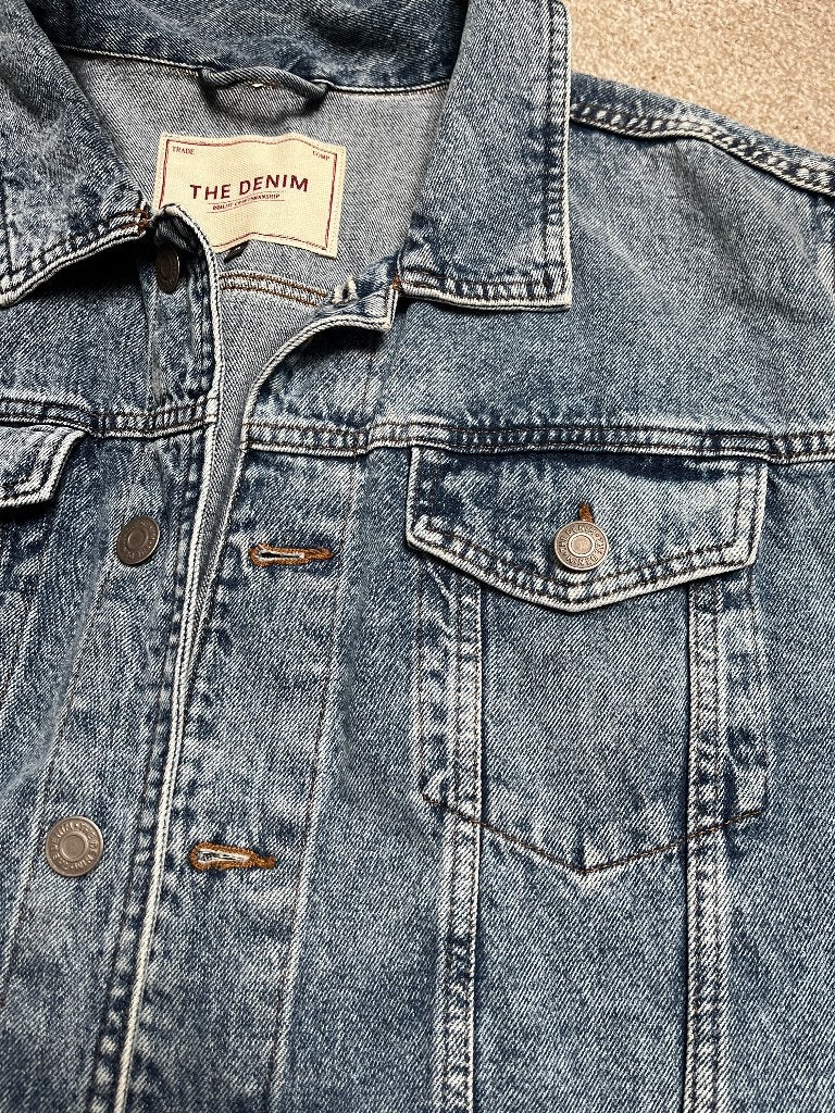Spijkerjas heren XL, Kleding | Heren, Ophalen of Verzenden, Zo goed als nieuw, Maat 56/58 (XL), Blauw