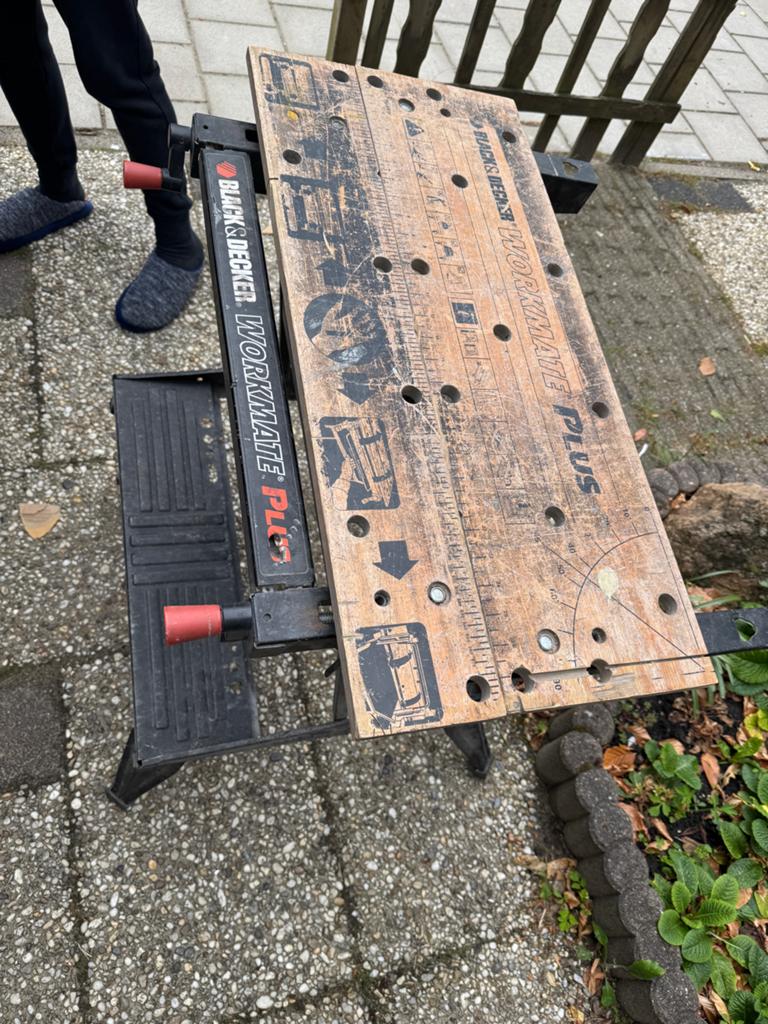 Werkbank BlacknDekker, Ophalen, Gebruikt