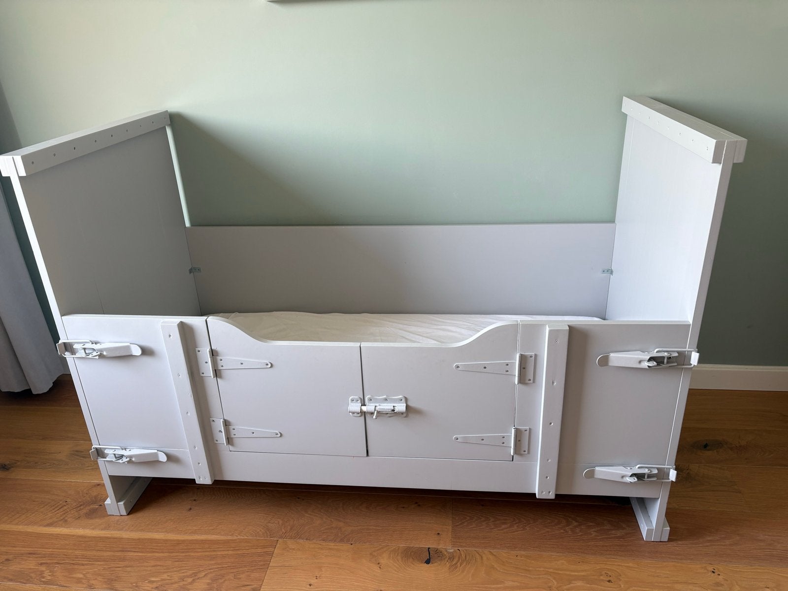 Happy Baby kinderbed (peuterbed) - Zo goed als nieuw, 70 tot 85 cm, 140 tot 160 cm, Zo goed als nieuw, Ophalen