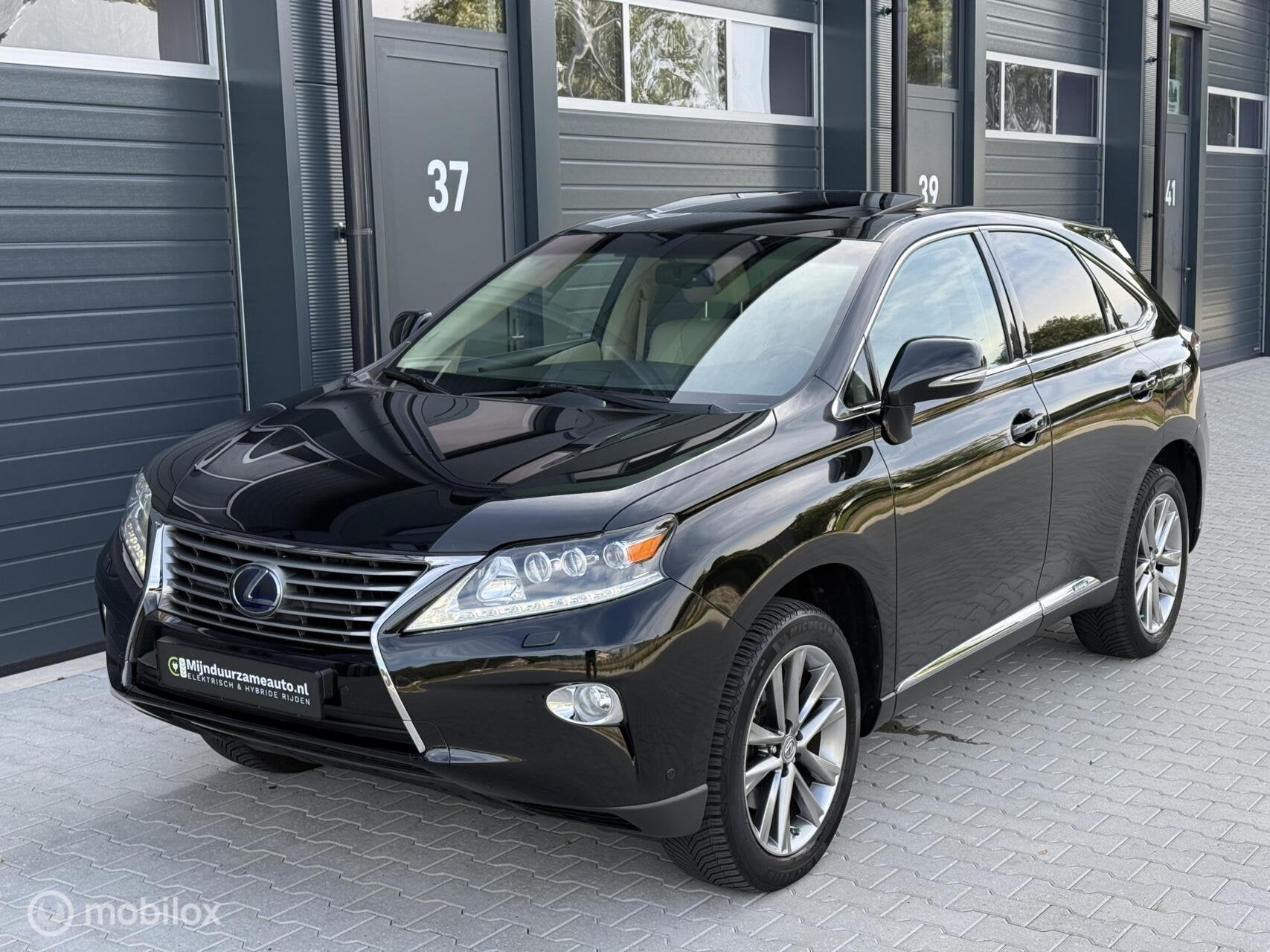 Lexus RX 450h 4WD President, Dakje, Trekhaak, Levinson, ACC, Auto's, Automaat, Beige, 2000 kg, 138 €/maand