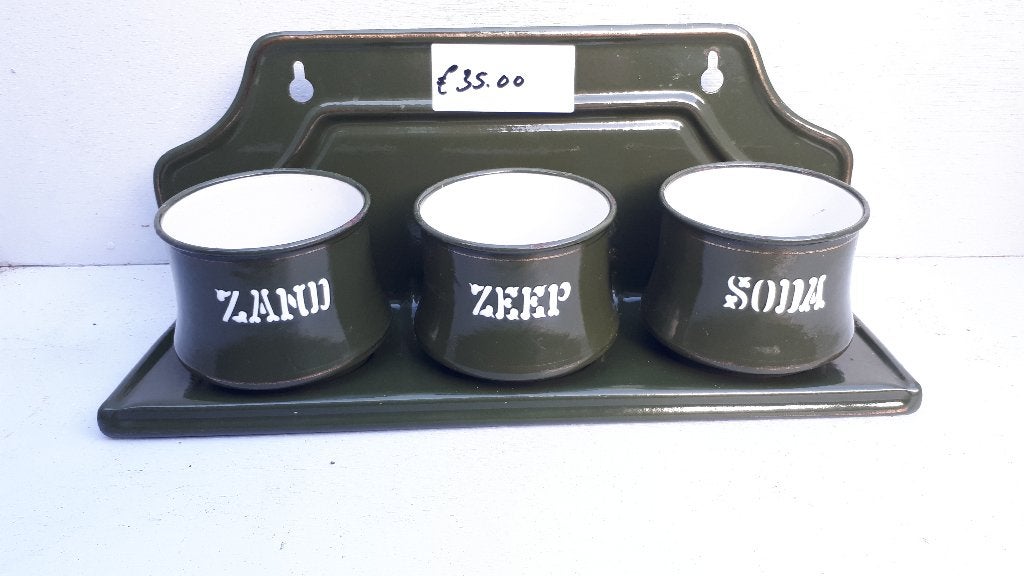 Zand Zeep Soda Donkergroen, Ophalen of Verzenden
