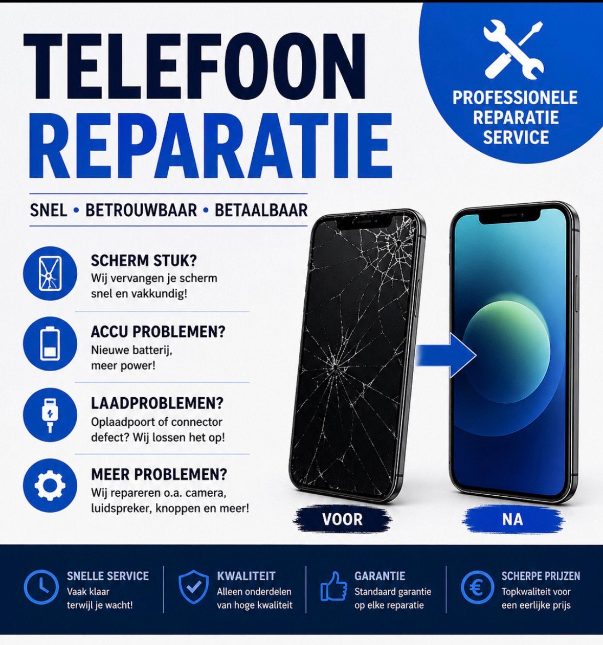 Motorola scherm reparatie Leeuwarden, Ophalen of Verzenden, Zo goed als nieuw, 6 megapixel of meer, Zwart