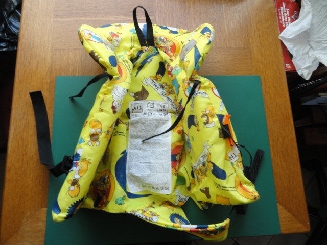 The Simpsons Kinder Reddingsvest, Verzamelen, Verzenden, Kuifje, Gebruikt, Kleding