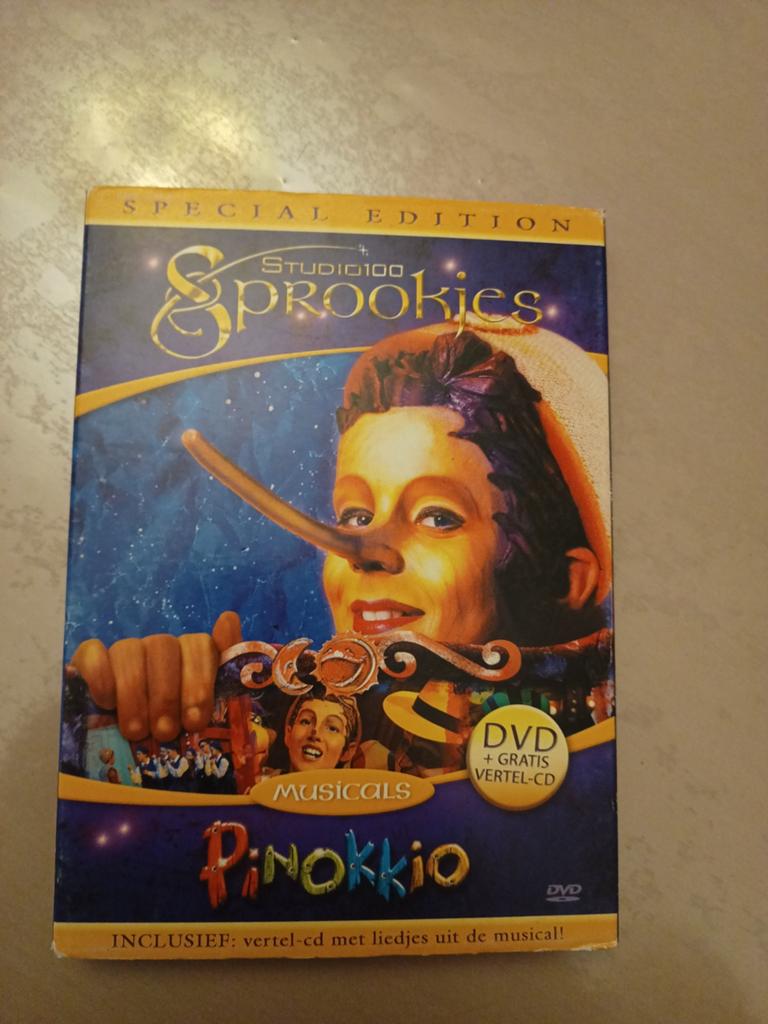 Pinokkio: Special Edtion  -  Musical Studio 100 Dvd+CD, Cd's en Dvd's, Alle leeftijden, Ophalen of Verzenden, Gebruikt