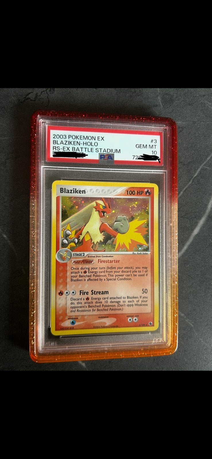 POP 12 Blaziken SWIRL Battle Stadium PSA 10, Ophalen, Zo goed als nieuw