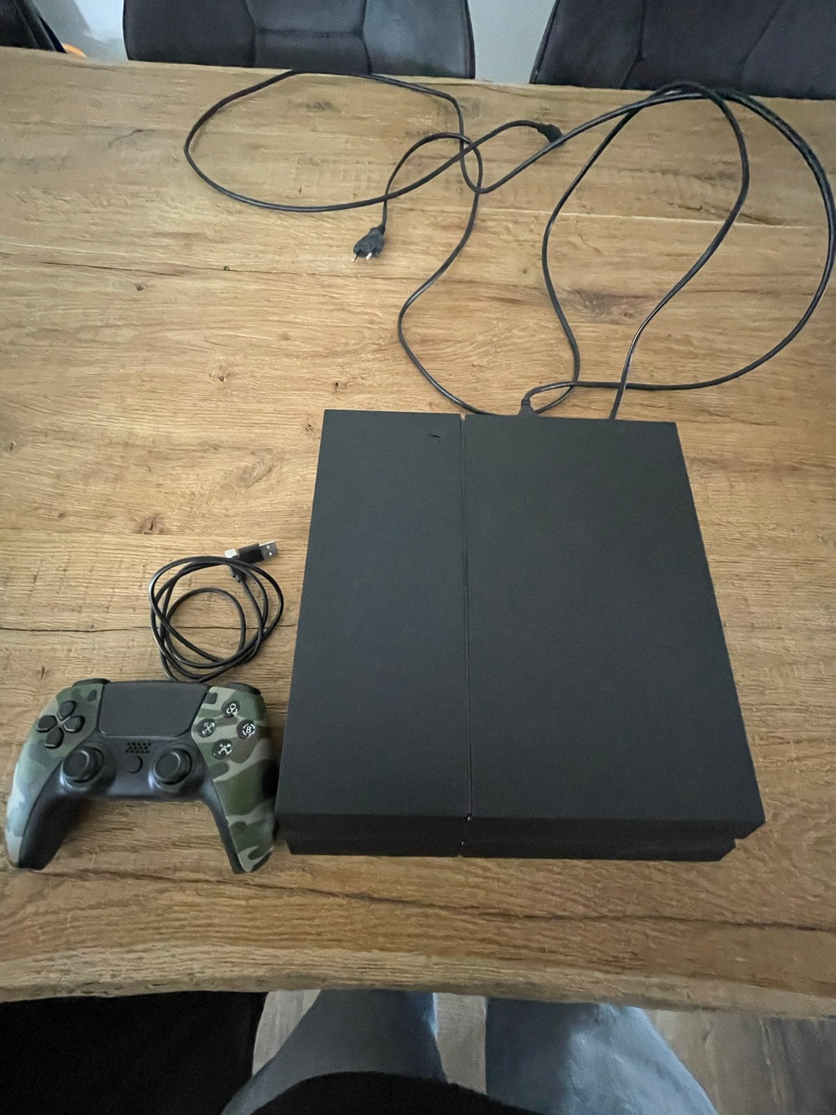 PlayStation 4 met camouflage controller, Spelcomputers en Games, Ophalen, Met 1 controller, Original, 500 GB