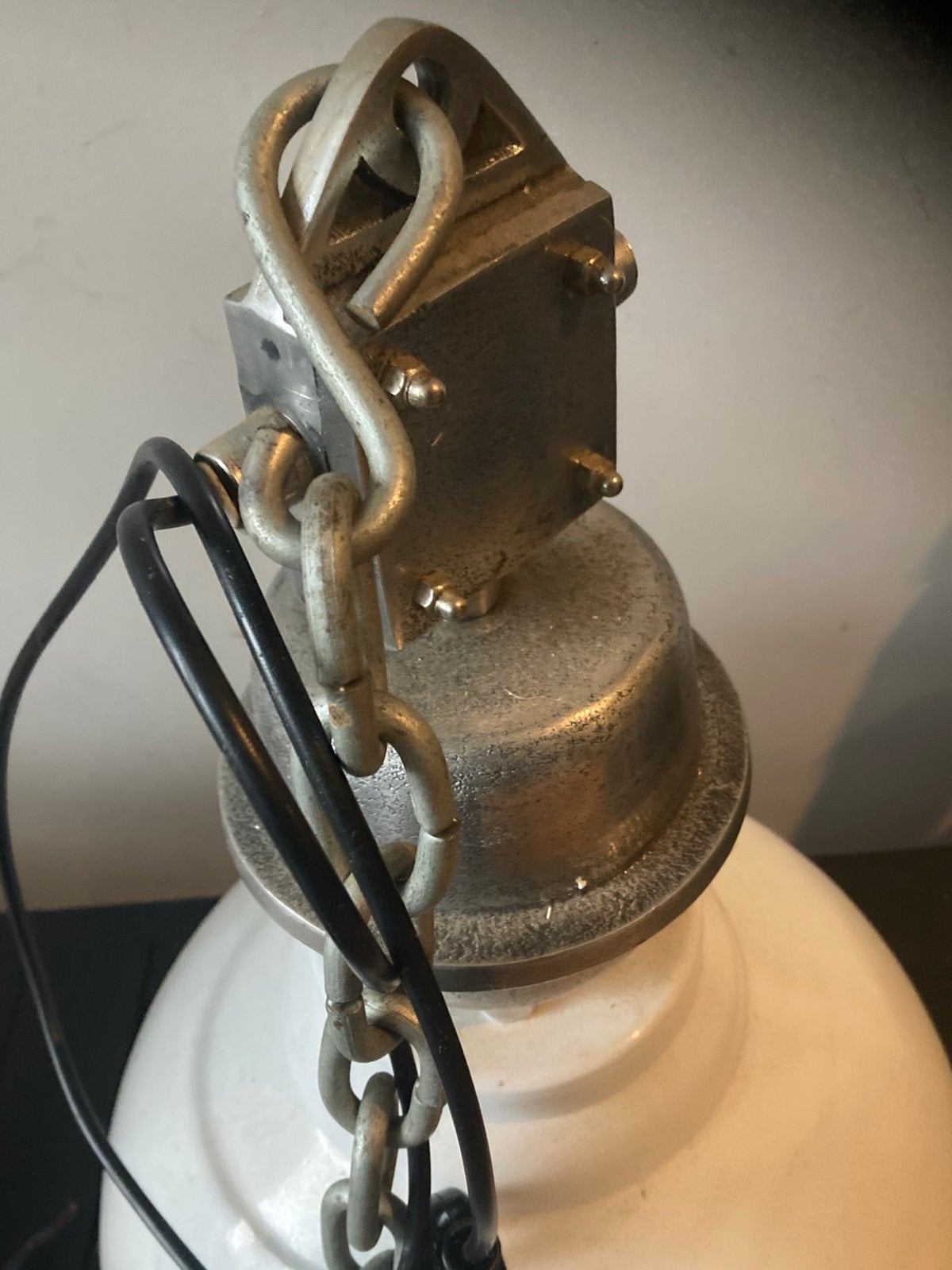 Hanglampen industrieel, Ophalen, Gebruikt, Metaal
