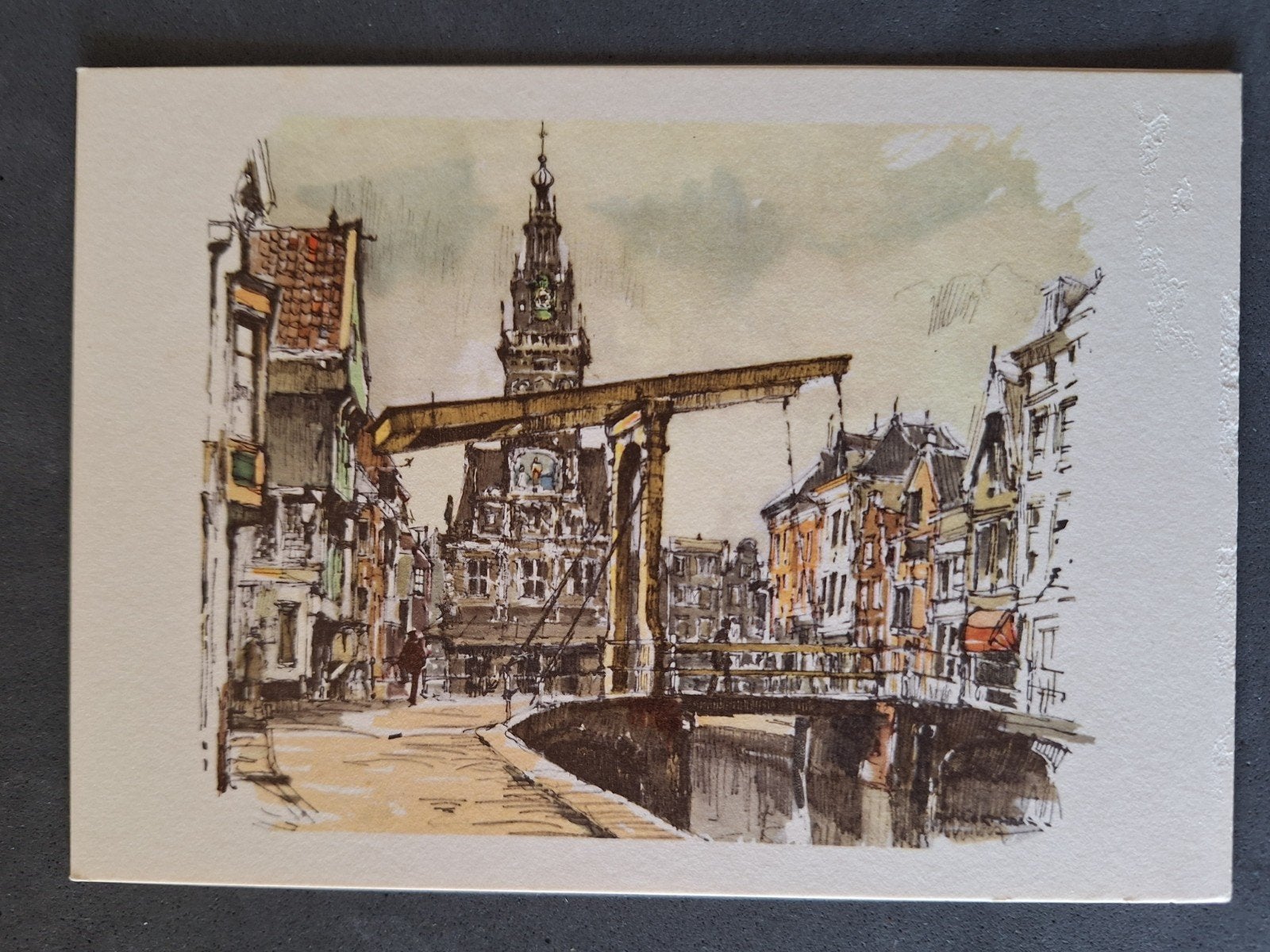 Jan Korthals - Alkmaar - Serie J.K. Nr. 101, Ophalen of Verzenden, Ongelopen, Stad of Dorp