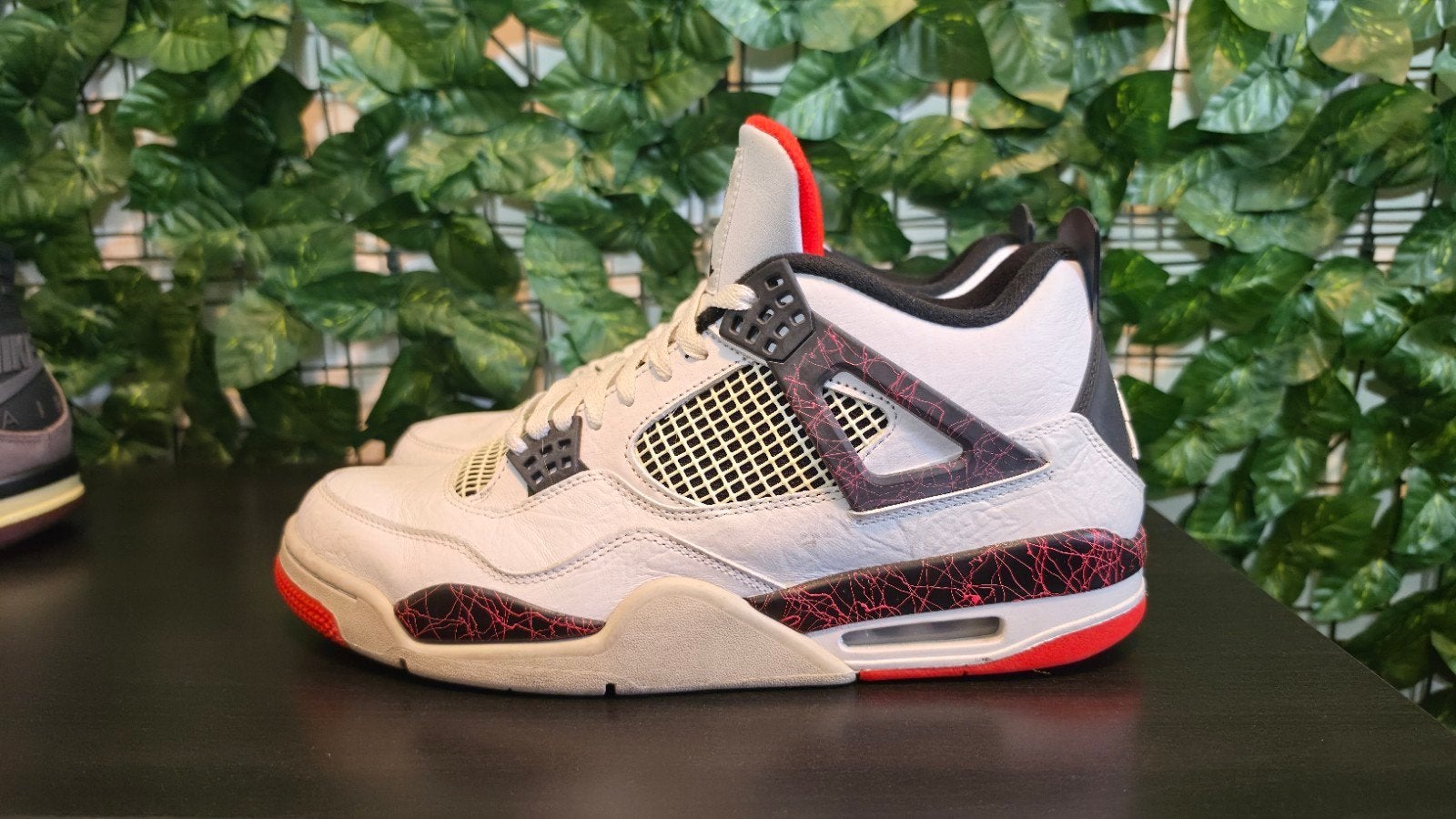 Nike Air Jordan 4 Flight Nostalgia EU46 Gedragen, Wit, Nike, Ophalen of Verzenden, Sneakers of Gympen