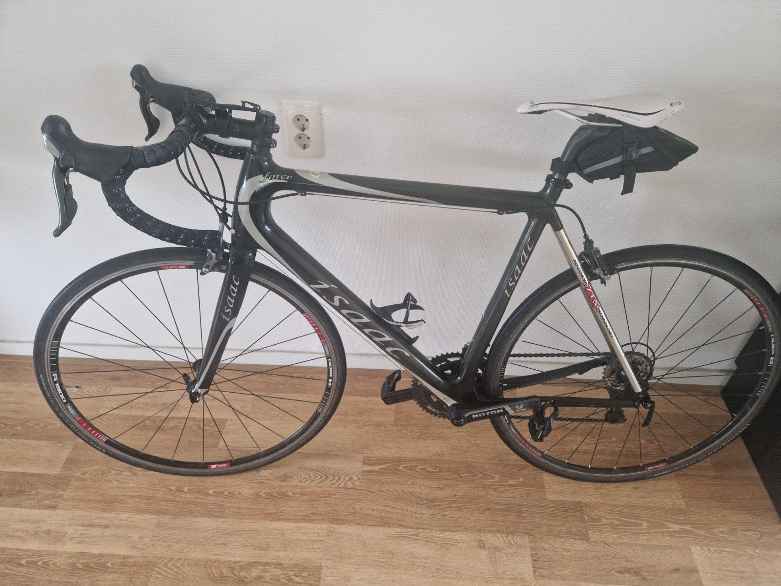 Isaac Force carbon racefiets - Dura-Ace, Fietsen en Brommers, Fietsen | Racefietsen, Gebruikt, Carbon, Heren, 57 tot 61 cm
