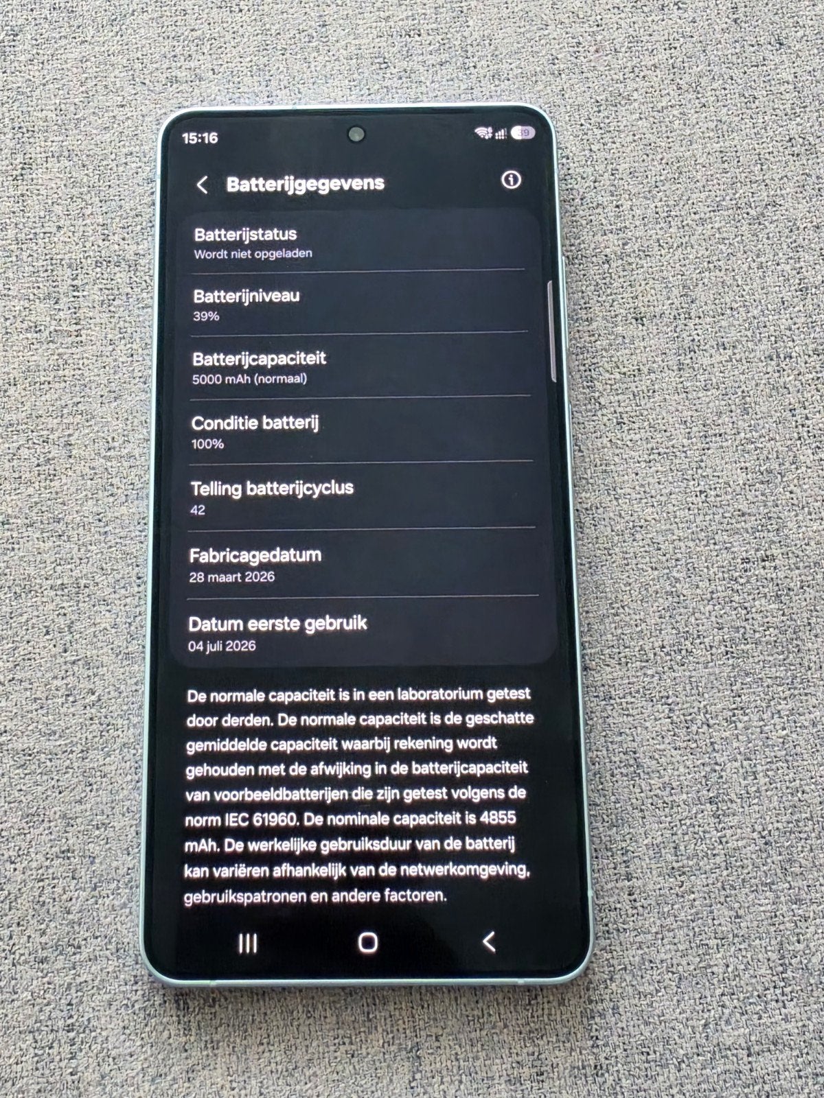 Samsung Galaxy S26 Ultra 1TB, Ophalen, Overige modellen, Blauw, Zo goed als nieuw
